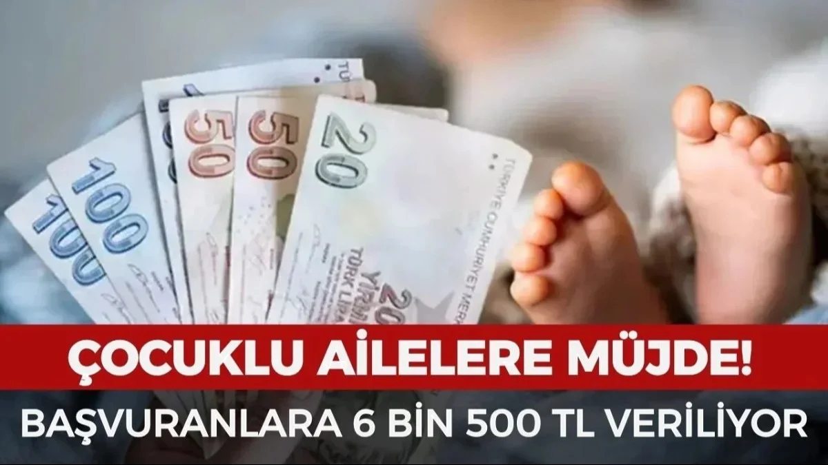 Çocuklu ailelere aylık 6.500 TL destek: Başvuru şartları ve ödeme detayları - Ekonomi Haberleri